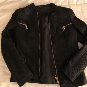 Faux leather jacket. Never worn.